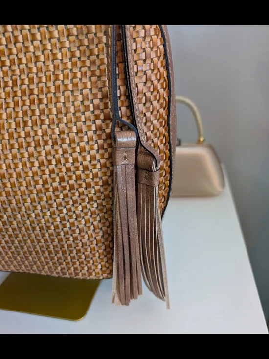 Patricia Nash Castelli Woven Leather Hobo Bag - Like New! - Picture 5 of 12